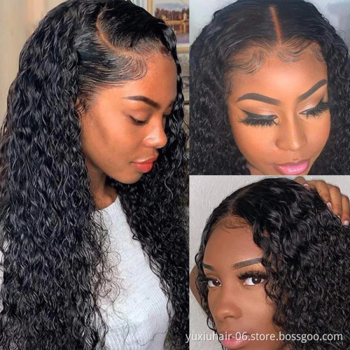 Cheap Wholesale 100% HD Transparent Full Lace Part Frontal Brazilian Virgin Hair Lace Front Human Hair Wigs For Black Women
